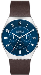 Skagen Grenen Chronograph Niebieski/Skóra Ø37 mm SKW6842