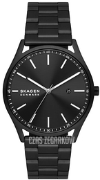 Skagen Holst Czarny/Stal Ø42 mm SKW6845