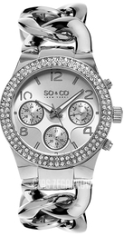 So & Co New York SoHo Srebrny/Stal Ø38 mm 5013A.1
