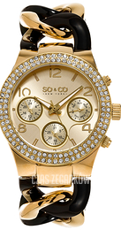So & Co New York SoHo Żółte złoto/Stal Ø38 mm 5013A.4
