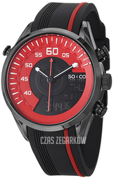 So & Co New York Monticello Czerwony/Guma Ø45 mm 5044.4