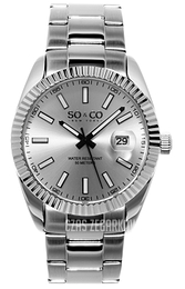 So & Co New York Madison Srebrny/Stal Ø41 mm 5048.1