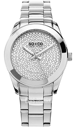So & Co New York Madison Srebrny/Stal Ø38 mm 5067.1