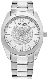 So & Co New York Madison Srebrny/Stal Ø40 mm 5096.1