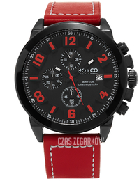 So & Co New York Monticello Czarny/Skóra Ø48 mm 5212.5