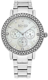 So & Co New York Madison Biały/Stal Ø38 mm 5216B.1