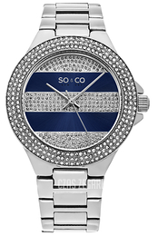 So & Co New York SoHo Niebieski/Stal Ø39 mm 5242.2