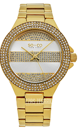 So & Co New York SoHo Srebrny/Stal w odcieniu złota Ø39 mm 5242.3
