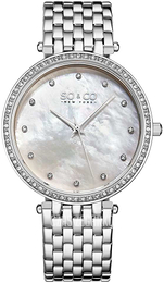 So & Co New York Madison Srebrny/Stal Ø38 mm 5334.1