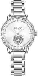 So & Co New York Madison Srebrny/Stal Ø38 mm 5524.1