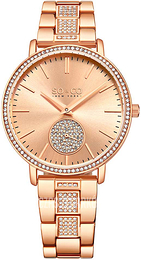 So & Co New York Madison Różowe złoto/Stal w kolorze różowego złota Ø38 mm 5525.5