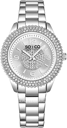 So & Co New York Madison Srebrny/Stal Ø38 mm 5532.1