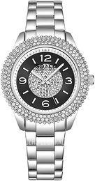 So & Co New York Madison Czarny/Stal Ø38 mm 5532.2