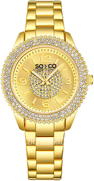 So & Co New York Madison Żółte złoto/Stal w odcieniu złota Ø38 mm 5532.3