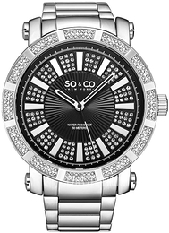 So & Co New York Madison Czarny/Stal Ø50 mm 5563.1