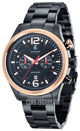 Spinnaker Montecarlo Czarny/Stal Ø44 mm SP-5011-55