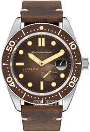 Spinnaker Croft Brązowy/Skóra Ø43 mm SP-5058-02