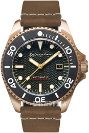 Spinnaker Tesei Zielony/Skóra Ø43 mm SP-5060-02