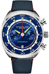 Stührling Original Monaco Niebieski/Skóra Ø44 mm 1000.02