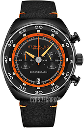 Stührling Original Monaco Czarny/Skóra Ø44 mm 1000.04