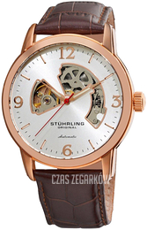 Stührling Original Srebrny/Skóra Ø45.3 mm 1074.3345K2