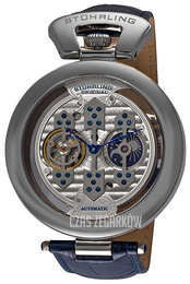 Stührling Original Srebrny/Skóra Ø49 mm 127B.3315C2