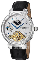 Stührling Original Srebrny/Skóra Ø41 mm 128.33152