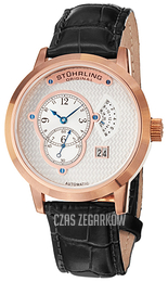 Stührling Original Srebrny/Skóra Ø40 mm 135B.33452