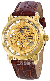 Stührling Original Lifestyle Żółte złoto/Skóra Ø42 mm 165.3335.E31