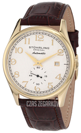 Stührling Original Srebrny/Skóra Ø40 mm 17132.35