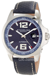 Stührling Original Niebieski/Skóra Ø44 mm 175.3315C6
