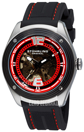 Stührling Original Legacy Czerwony/Guma Ø44 mm 209B.331640
