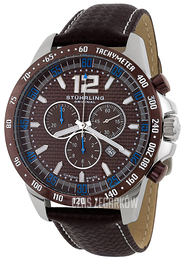 Stührling Original Concorso Brązowy/Skóra Ø46 mm 210A.3315K59