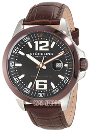 Stührling Original Czarny/Skóra Ø44 mm 219C.331K68