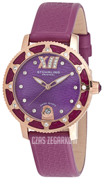 Stührling Original Aquadiver Purpurowy/Skóra Ø34 mm 225.1145Q61