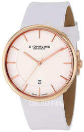 Stührling Original Symphony Biały/Skóra Ø42 mm 244W.334P2