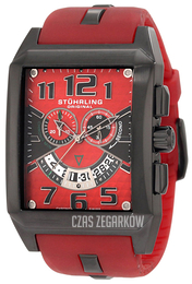 Stührling Original Czerwony/Guma Ø42 mm 255A.3357H75