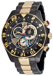 Stührling Original Aquadiver Czarny/Stal w odcieniu złota Ø46 mm 287.332M230