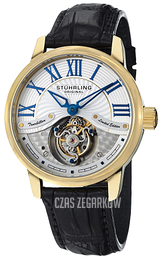 Stührling Original Tourbillon Biały/Skóra Ø45 mm 296B.3335X2