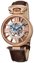 Stührling Original Zloty/Skóra Ø41 mm 297.334K14