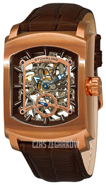 Stührling Original Szkieletowa tarczy/Skóra 317.3345K14