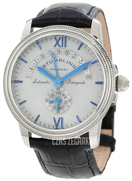 Stührling Original Srebrny/Skóra Ø44 mm 340.331592