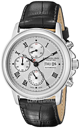 Stührling Original Prestige Srebrny/Skóra Ø42 mm 362.33152