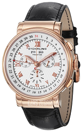 Stührling Original Biały/Skóra Ø42 mm 380.33452