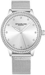 Stührling Original Vogue Srebrny/Stal Ø38 mm 3904.1