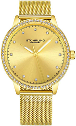 Stührling Original Vogue Żółte złoto/Stal w odcieniu złota Ø38 mm 3904.3