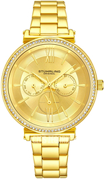 Stührling Original Symphony Żółte złoto/Stal w odcieniu złota Ø40 mm 3908.4