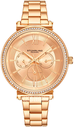 Stührling Original Symphony Różowe złoto/Stal w kolorze różowego złota Ø40 mm 3908.5
