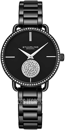 Stührling Original Vogue Czarny/Stal Ø38 mm 3909.4