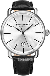 Stührling Original Symphony Srebrny/Skóra Ø42 mm 3913.1